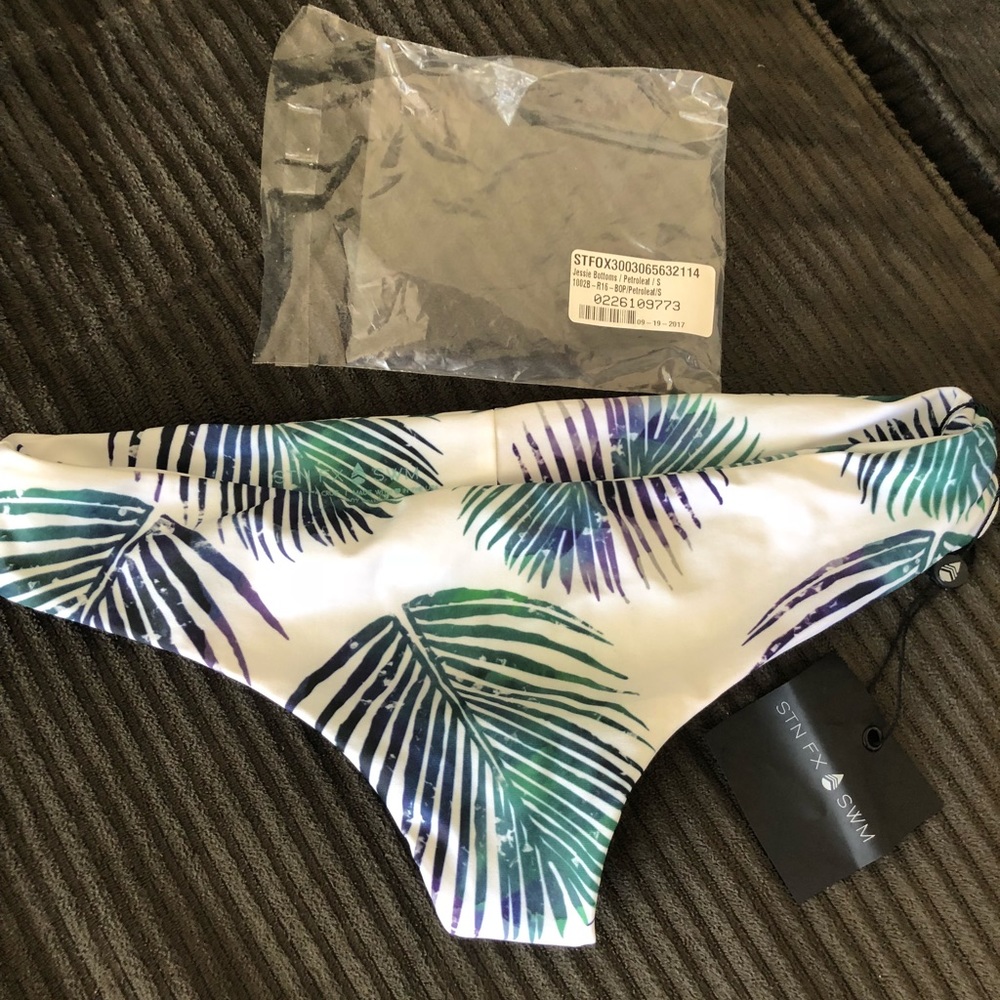 Stone fox swim